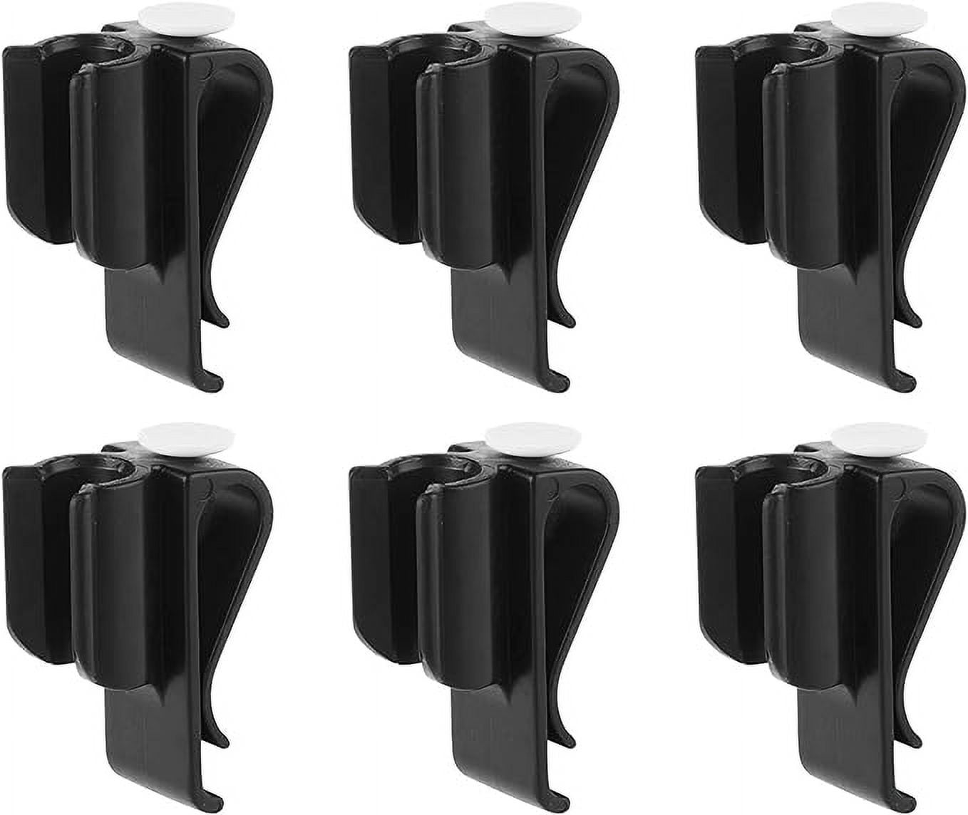Bluecell 6pcs Black Color Golf Bag Clip on Putter Holder Golf Putter
