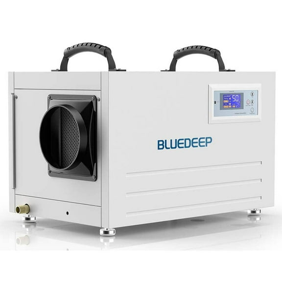 Bluedeep DK145 - 145 Pints Auto Defrost Commercial Dehumidifier with Drain Hose for 6000 ft Basement