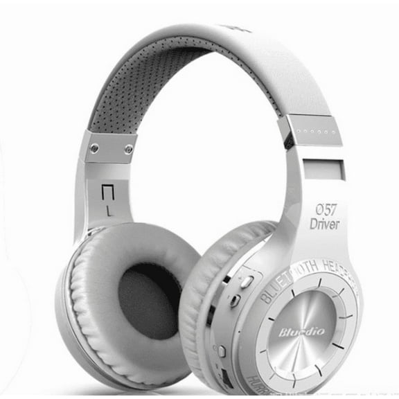 Bluedio Headphones White Silver