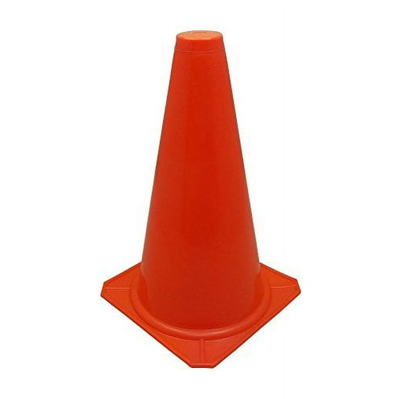Bluedot Trading 10 New 9? Tall Orange Cones ~ Speed & Agility Sports Equipment Cones for Soccer, Football, Track, Basketball, Traffic Safety, and More