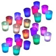 thumbnail image 1 of Bluedot Trading LED Tea Light Votive Candles, Multicolor, 24-Pack, 1 of 1