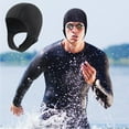 thumbnail image 1 of Blueek 3mm Neoprene Swim Cap - All Season Multi Sport Protection, Durable & Comfortable Wetsuit Hood for Surfing & Swimming(Black,10in), 1 of 6