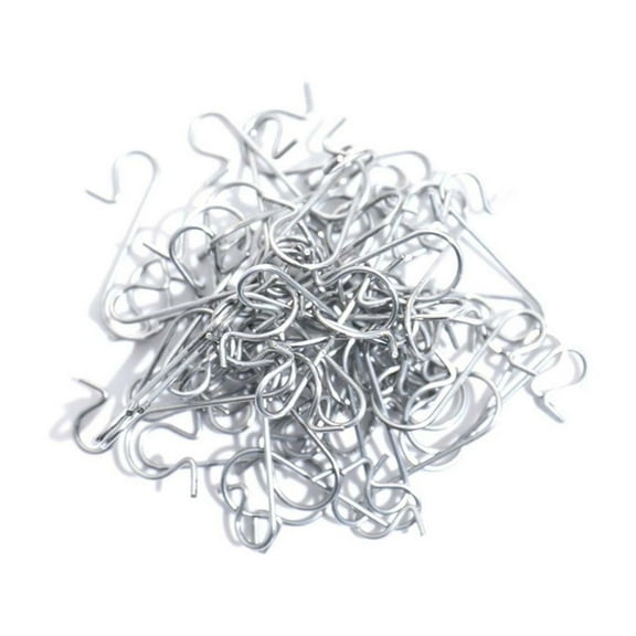 Blueek 50pcs Ornament Hooks Christmas Tree Decorating Hangers, Metal Wire Ornament Hooks for Christmas Tree Decoration Hanging Balls Baubles