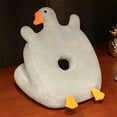 thumbnail image 1 of Blueek Big Goose Pillow for Kids and Adults - 12x12 Inch - Ice Silk Fabric, Contoured Support for Comfortable Sleeping,Gray, 1 of 6