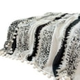thumbnail image 1 of Blueek Cationic Double-Colored Jacquardweave Blanket, Soft Fleece Cloud Pattern Sofa Office Nap Blanket(Black,3.3x4.9ft), 1 of 5