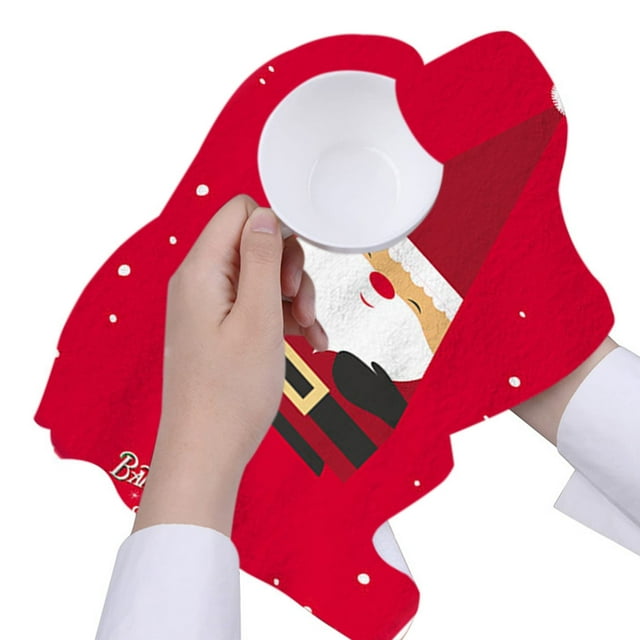 Blueek Christmas Dish Towels for Kitchen, Sequin Embroidery Christmas