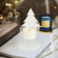 Blueek Christmas Tealight Candle Holders, Metal Snowflower Candlestick
