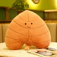 thumbnail image 1 of Blueek Cute Morning Glory Leaf Plush Toy, 14 Inch Stuffed Leaves Filled Throw Pillow, Pet Friendly Cushion for Couch&sofa, Gifts for Women Kids, 1 of 8