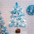 thumbnail image 1 of Blueek Feather Tabletop Christmas Trees, Mini Table Pine Trees with Wooden Base, Artificial Desktop Christmas Trees for Holiday Home Party Desk Decorations, 1 of 6