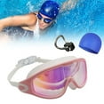 thumbnail image 1 of Blueek Kids Swim Goggles with Anti-Fog UV Protection, Leak-Proof Panoramic View Adjustable Silicone Strap for Indoor Outdoor Swimming, 1 of 9