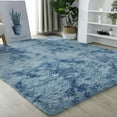 thumbnail image 1 of Blueek Modern Soft Bedroom Carpet - Tie-Dyed Warm Floor Mat for Home Decor - Enhance Style and Comfort(24x63 inch), 1 of 4