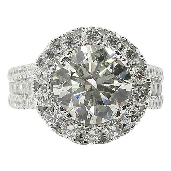 Blueek Moissanite Rings Engagement Rings Set for Women | 2 Carat Oval Cubic Zirconia Wedding Sets | Micro Inlaid Diamond Ring, Hand Decoration