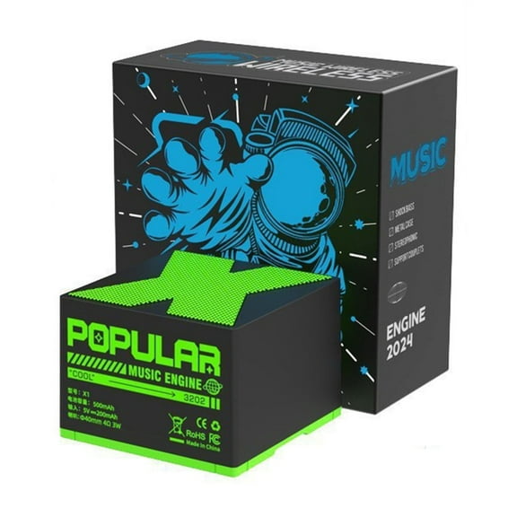 Blueek Portable Wireless Bluetooth Speaker - Deep Bass, True Stereo Pairing, Perfect for Home & Outdoor Activities,Green