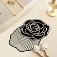 thumbnail image 1 of Blueek Rose Style Floor rugs 24x16 Inch, Household Bathroom Absorbent Door Mat, Bedroom Diatomite Non Slip Entrance Carpet, Absorbent & Quick Drying, 1 of 1