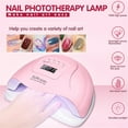 thumbnail image 1 of Blueek SUN X5Plus 80W Gel Nail Lamp 80W Nail Dryer LED For Gel Polish-4 Timers Nail Art Accessories Curing Gel Toe Nails, 1 of 5