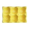 thumbnail image 1 of Blueek Scandinavian Ceramic Egg Tray - Fresh Storage Box for Kitchen Refrigerator, Non-Slip Design, Perfect Egg Organizer for Family, 1 of 6
