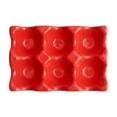 thumbnail image 1 of Blueek Scandinavian Ceramic Egg Tray - Fresh Storage Box for Kitchen Refrigerator, Non-Slip Design, Perfect Egg Organizer for Family, 1 of 6