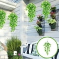 thumbnail image 1 of Blueek Simulation Rattan Hanging Plants - 2Pcs Artificial Greenery Wall Decor for Indoor & Outdoor - Perfect for Home & Wedding Decoration, 1 of 6