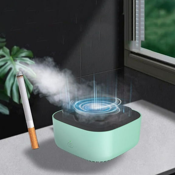 Blueek Soot-free Ashtray For Cigarettes, Multifunctional Ash Tray For Indoor Home Office, Small Negative Indoor Atmospheric Purifiers