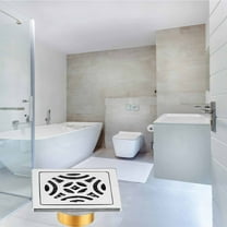 Blueek Stainless Steel Self Sealing Drain Cover – Odor-Proof Floor Drain for Bathroom, Kitchen & Outdoor Use