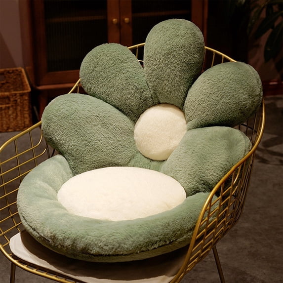 Blueek Sunflower Shaped Conjoined Cushion - Cozy Polyester Seat Pillow for Office, Living Room & Bedroom - Stylish Home Decor in Various Colors
