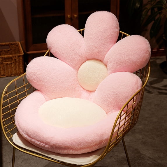 Blueek Sunflower Shaped Conjoined Cushion - Cozy Polyester Seat Pillow for Office, Living Room & Bedroom - Stylish Home Decor in Various Colors