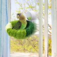 thumbnail image 1 of Blueek Window Bird Bed with Suction Cup, Warm Bird Plush Nest Parrot Sleeping Bed for Cages, Cars, and Outdoor Trees (6.7in, Green), 1 of 9