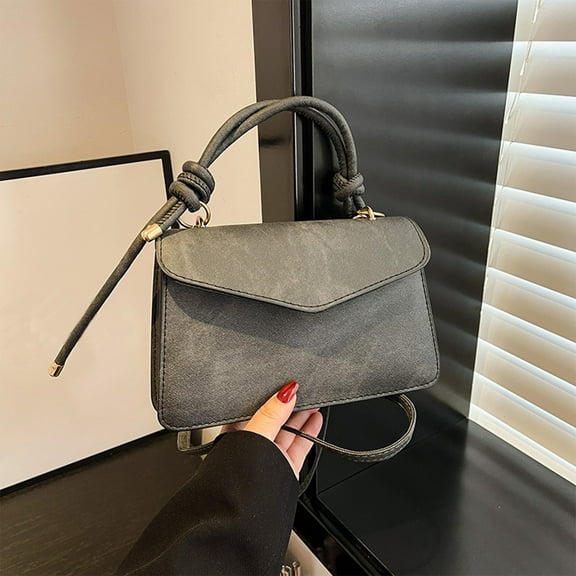 Blueek Women Fashion PU Leather Shoulder Bag - Stylish Crossbody Handbag for Work, Travel & Casual Outings,Black