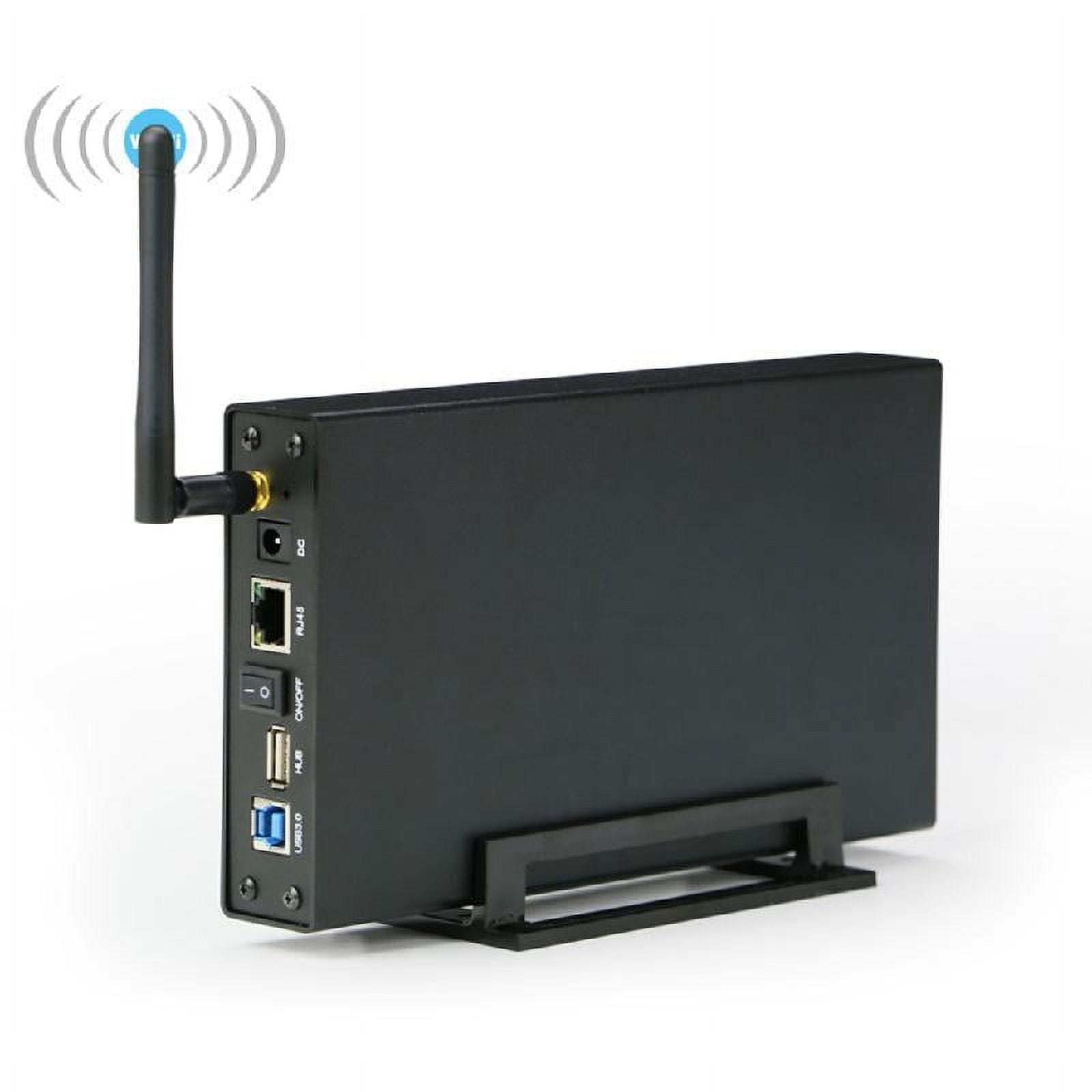 Blueendless 3.5-inch Hard Disk Enclosure Box Home Wifi Router Smart NAS ...