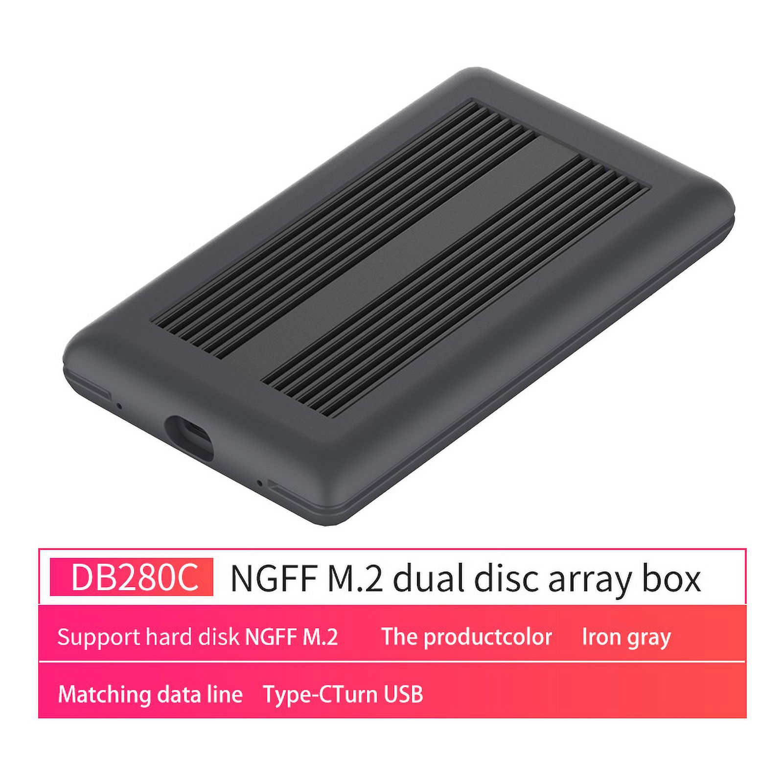 Blueendless Dual HaId Disk RAID Array USB3.0/USB3.1 Dual Bay dock HHD