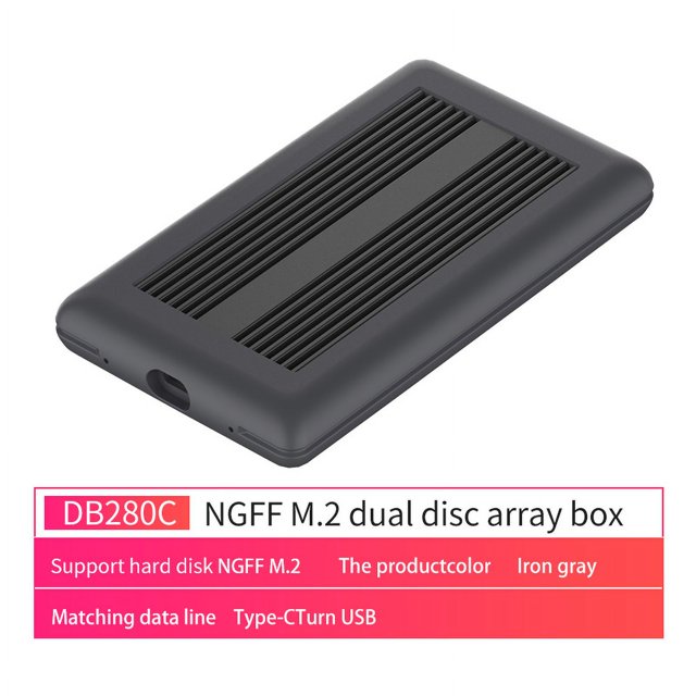 Blueendless Dual HaId Disk RAID Array USB3.0/USB3.1 Dual Bay dock HHD