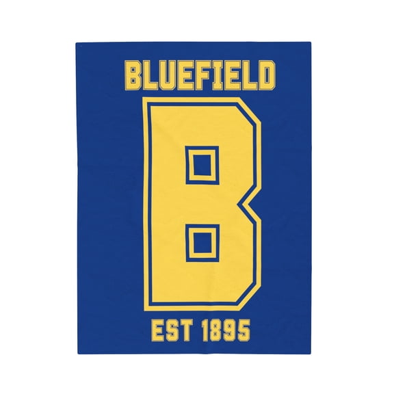 Bluefield University Plush Blanket - 107 HBCU