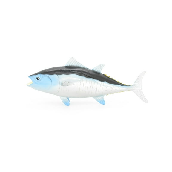 Bluefin Tuna, Fish, Very Realistic Rubber Figure, Model, Educational, Animal, Hand Painted Figurines, 7" CH019 BB71