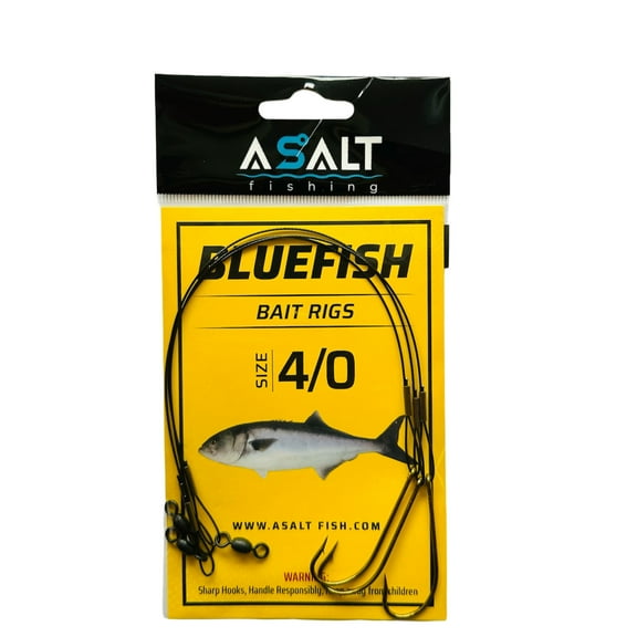 Asalt Fishing Bluefish Bait Rigs Size 4/0