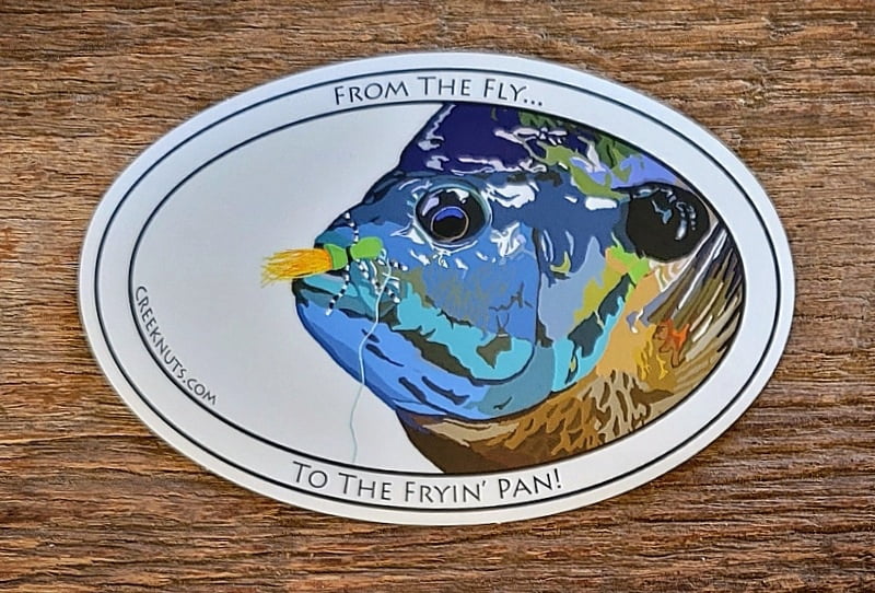Bluegill Fryin' Pan Sticker Decal - Walmart.com