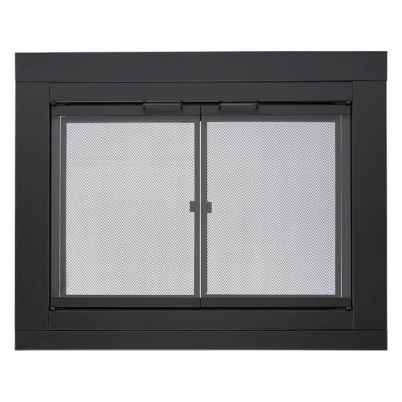 Bluegrass Living Harland Fireplace Glass Doors With Screen, Medium - Model# HLFD-MD