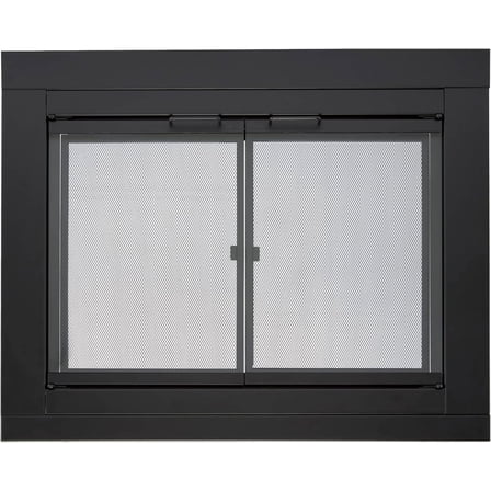 Bluegrass Living Harland Fireplace Glass Doors With Screen, Small - Model# HLFD-SM