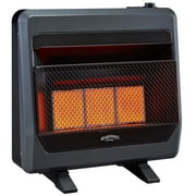 Bluegrass Living Natural Gas Vent Free Infrared Gas Space Heater With Blower and Base Feet - 30,000 BTU, T-Stat Control - Model# B30TNIR-BB