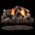 thumbnail image 1 of Bluegrass Living Vent Free Dual Fuel Log Set - 24 in. Rustic Oak, 33,000 BTU, Remote Control - Model# B24DR-ES4, 1 of 5