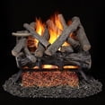 thumbnail image 1 of Bluegrass Living Vented Natural Gas Fireplace Log Set With Remote Control Kit - 18 in. Rustic Oak, 45,000 BTU - Model# BVL18-3-RO, 1 of 5