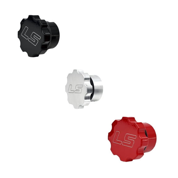 Bluegrass Performance BPPLSOC1 Billet LS Engine Oil Cap, Silver