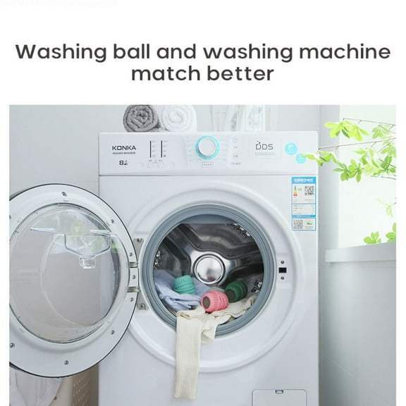Household clothes anti-twist and anti-knotting laundry ball magic power strong decontamination ball washing machine