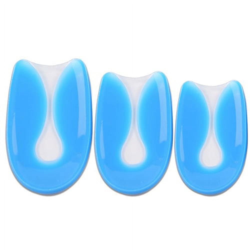 Bluelans Heel Pads, 1 Pair Women Shoe Silicone Gel U Shape Heel