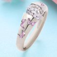 thumbnail image 1 of Xinyolin Ring Butterfly Pattern Jewelry Accessories Alloy Cubic Zirconia - Finger Band for Women, 1 of 7