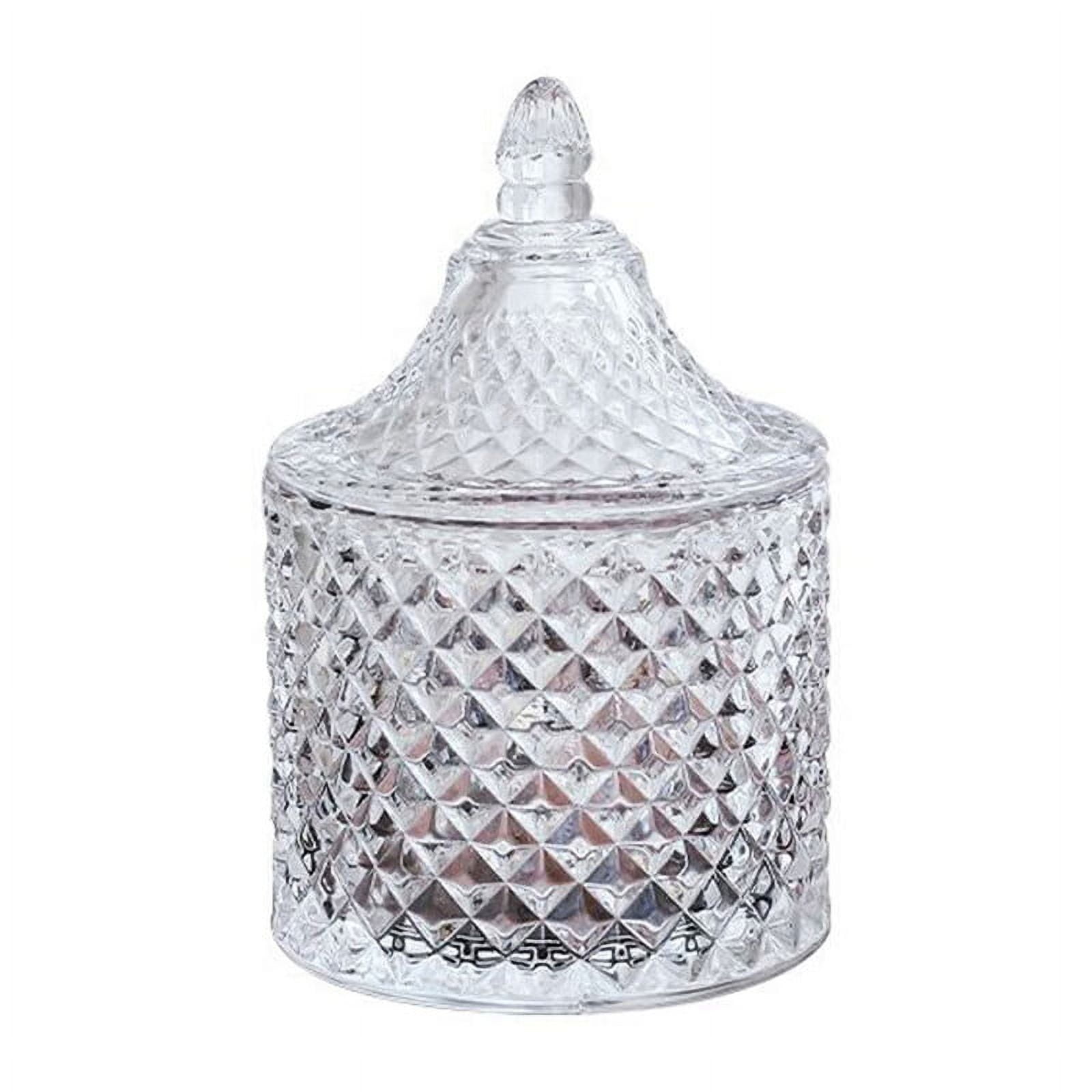 Bluelans Sugar Jar,Storage Jar with Cover European Style Relief Process