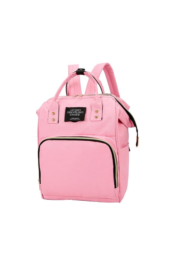 Waterproof Zipper Travel Mommy Backpack Casual Baby Nursing Nappy Bag Handbag