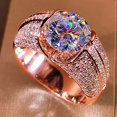 thumbnail image 1 of Xinyolin Women Ring Simple Temperament Alloy - Cubic Zirconia Embedded Ideal Gifts Finger Ring for Party, 1 of 8