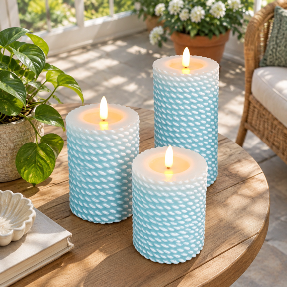 Bluelessar Candles With Remote