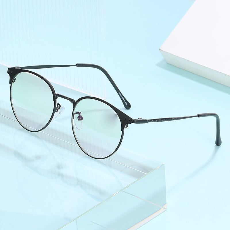 Bluelightblocking Glasses Flat Lens with Discoloration Retro Style