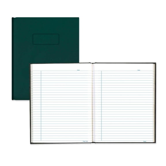 Blueline Business Notebook, Green, 9.25" x 7.25", 192 Pages, Green
